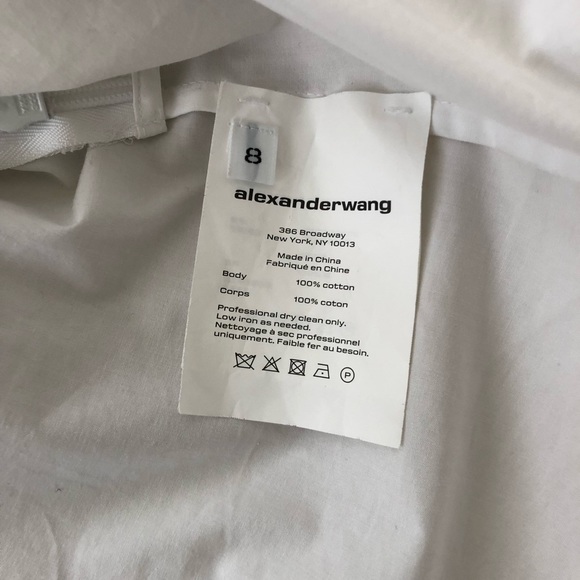 Alexander Wang Cross Front Shirt Dress - Picture 6 of 8